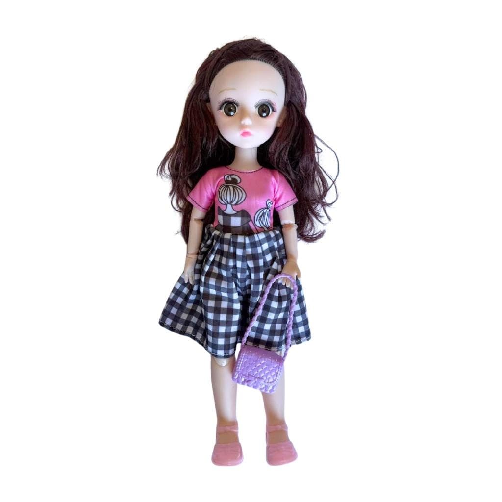 Boneca Articulada Fashion com Acessórios 30Cm Variadas