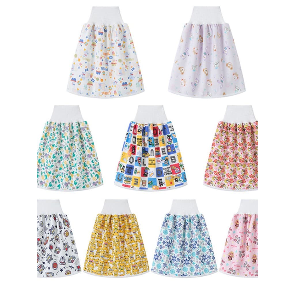 Japonês único novo estilo saia de fralda de bebê infantil à prova dwaterproof água calças de treinamento de toalete calç