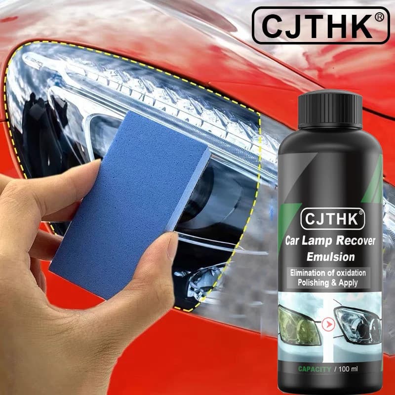 Kits de Polimento para Restauração de Faróis de Carro, Removedor de Arranhões de Faróis, Pasta de Limpeza para Reparação
