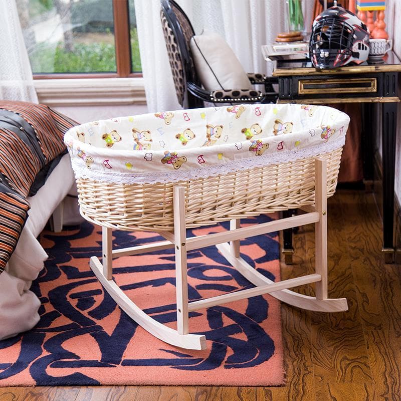 Berço portátil de vime para bebê transfronteiriço, cesta de dormir para bebê, cesta suspensa, suprimentos para Coaxing c