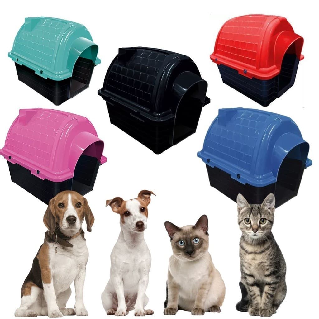 Casinha Cachorro N1 Casa Iglu Pet Com Proteção Raios UV Furacão Pet Desmontável