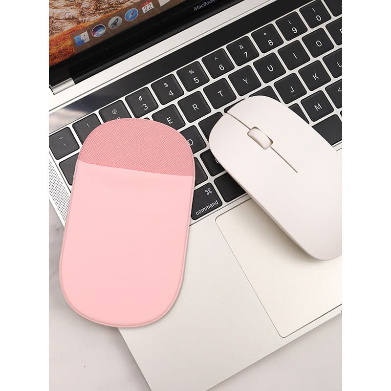 Adesivo de mouse de pano elástico adaptado ao Tablet Notebook sem fio mouse adesivo Oval saco de mouse pronto estoque sa