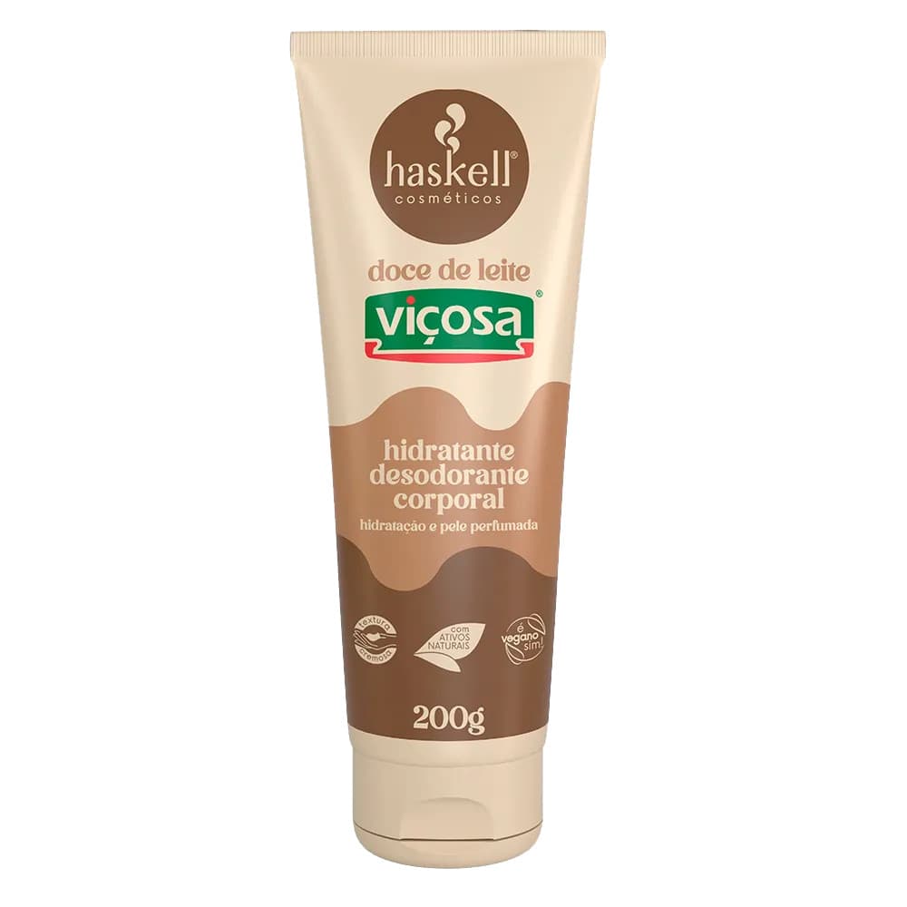 Hidratante Doce de Leite Hidratação e Brilho Haskell 200g