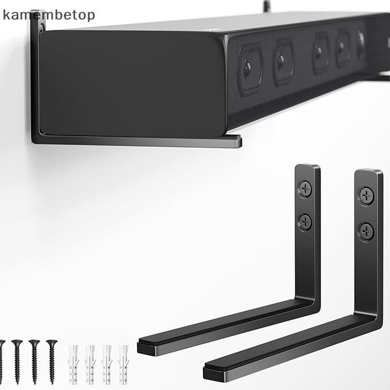 Suportes De Barra De Som Superiores Braets De Parede-Fácil De Instalar Suporte De Prateleira Anti-Queda Universal Soundb