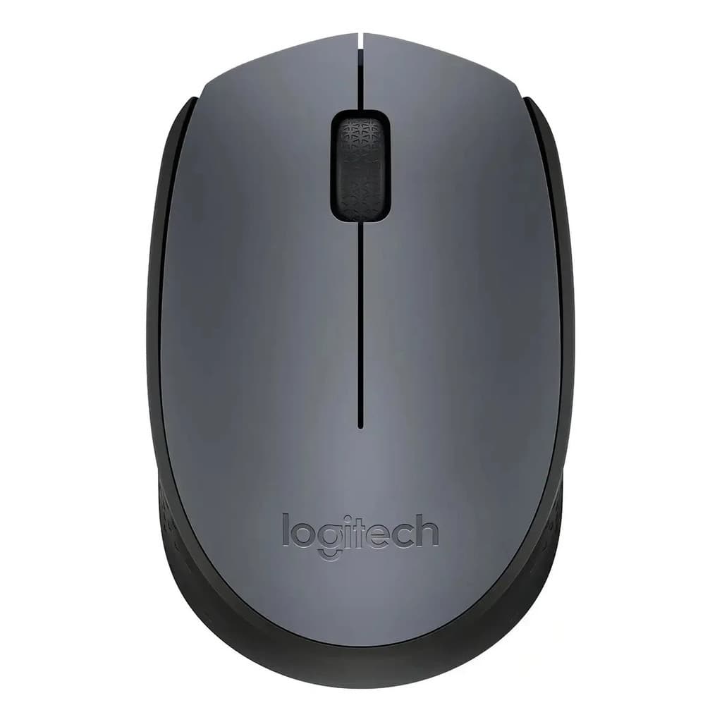 Mouse Sem Fio Logitech M170 Cinza E Preto Lacrado