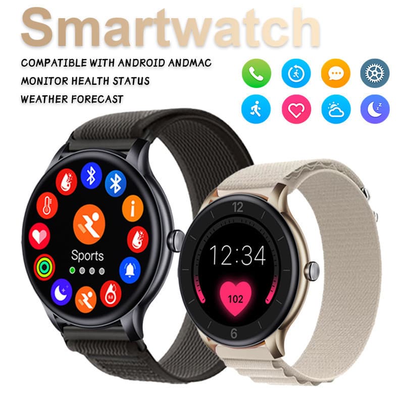 Lembrete De Mensagem Com Tela De Toque De Alta Definição Para Smartwatch Relógio Inteligente , Chamada Bluetooth