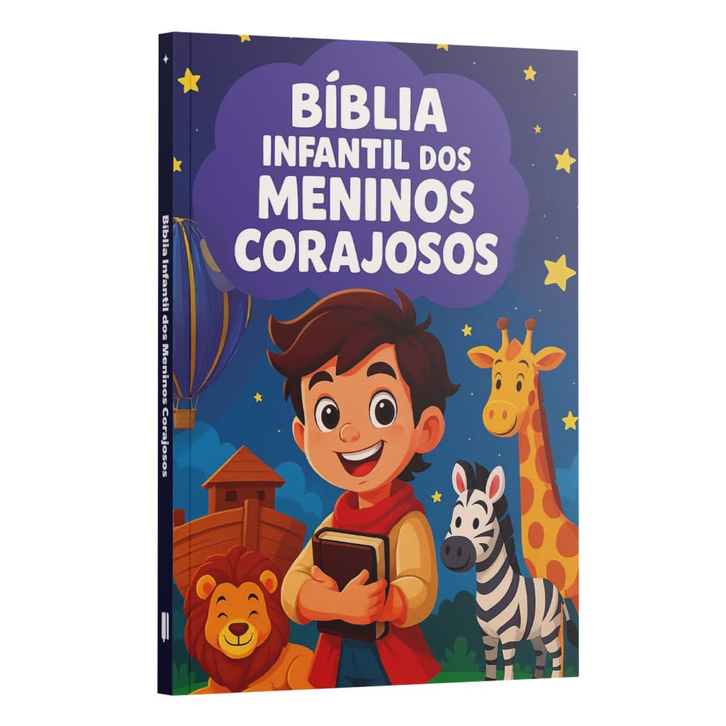 Bíblia Infantil Ilustrada | Guardiões da Arca - Meninos Corajosos | Livro Infantil Cristão