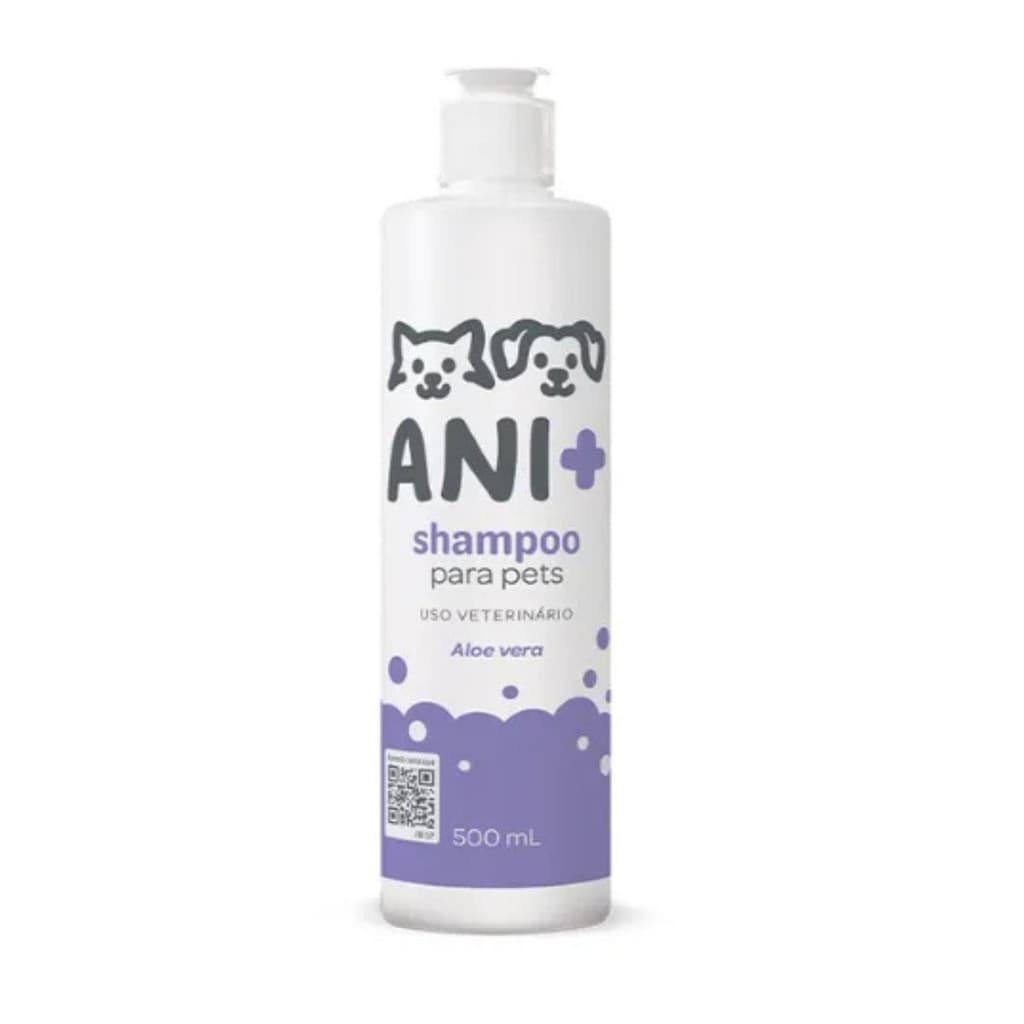 ANI+ Shampoo Para Banho Pets Cães e Gatos 500ml - Pet Societ