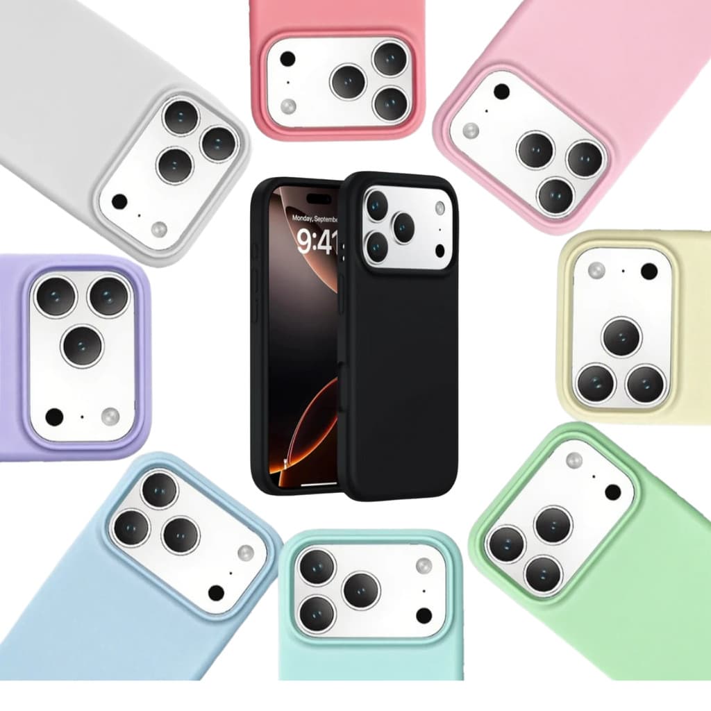 capa Capinha Case Silicone Aveludada proteção premium Para iPhone 17 17Air 17pro 17promax