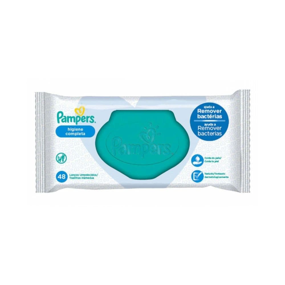 Toalha Umedecida Infantil Pampers Higiene Completa C/48