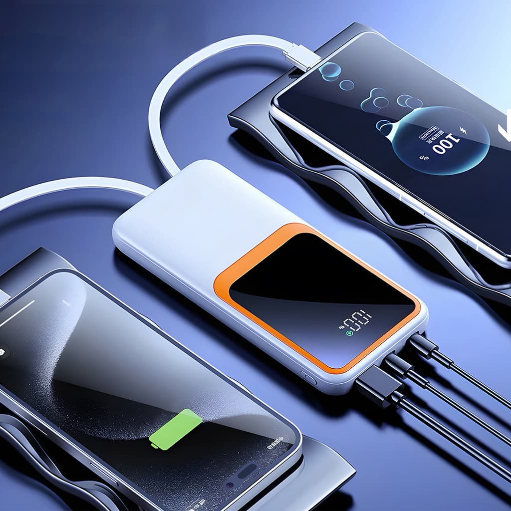 Carregador portátil de turbina de Carregador Portátil  22,5w 20000mah super rápido