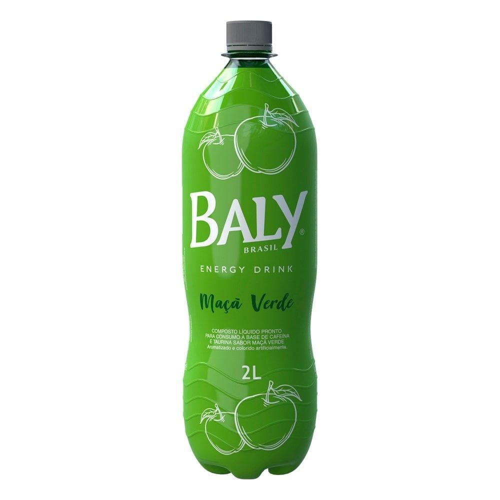 Energético Baly Maça Verde 2 Litros - Embalagem com 6 Unidades