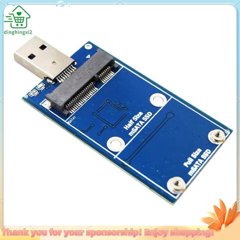 Mini PCI-E MSATA Para USB 3.0 Conversor SSD Externo Adaptador De Transmissão De Dados Módulo Placa De Expansão