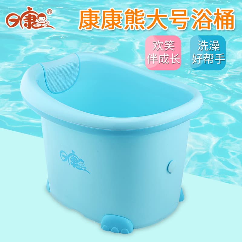 Banheira para bebês Rikang Kang Bear Banheira para bebês Banheira para crianças de tamanho grande Produtos recém-na