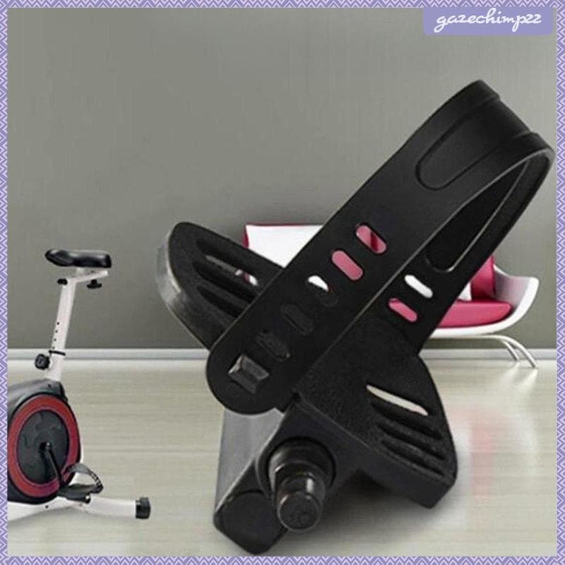 [Gazechimp] Pedais De Bicicleta Ergométrica De 2 Unidades Com Alça Ajustável Profissional Antiderrapante Fácil Instalaçã