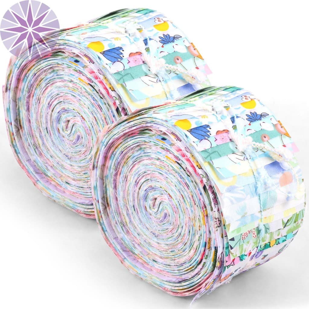 80 Peças Tecido De Algodão Colorido Macio Acolchoado Patchwork Pano Para Artesanato Faça Você Mesmo SHOPCYC6253