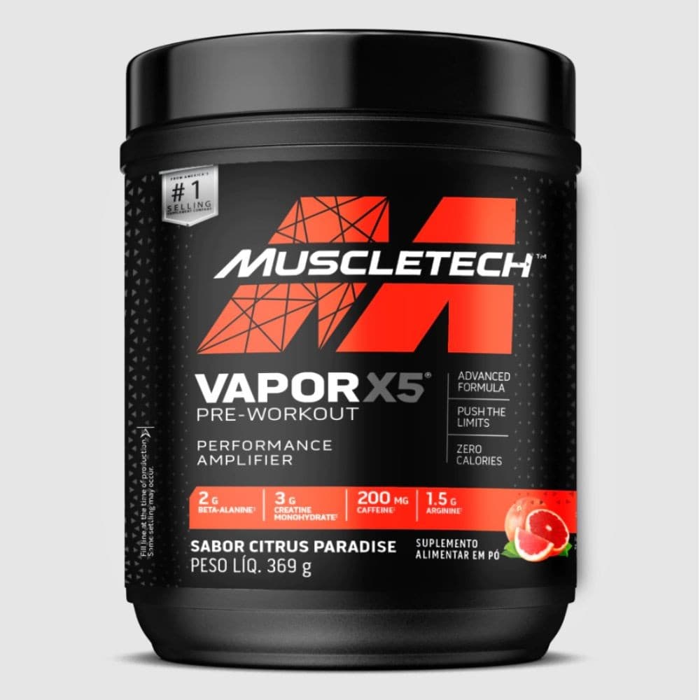 Pré treino vapor X5 Pre-workout Citrus 360g - Muscletech