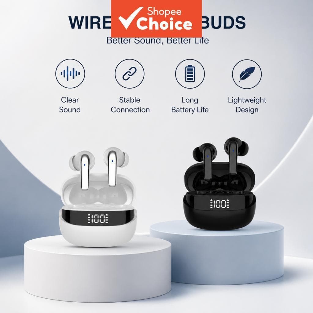 Fones de ouvido sem fio Bluetooth de negócios, fones de ouvido com cancelamento de ruído de microfone duplo, fone de