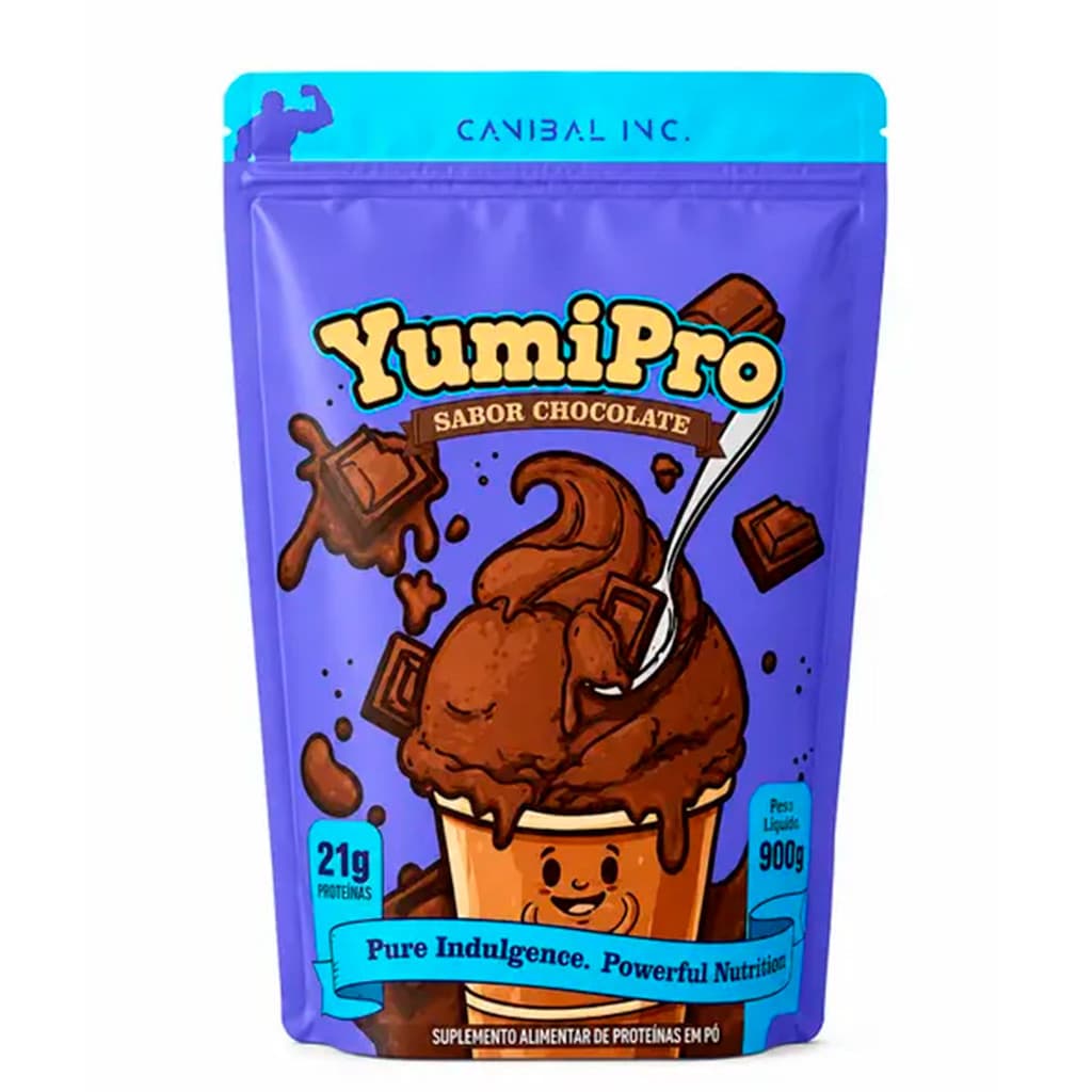Whey Protein Yumipro 900g Sabor Chocolate Canibal Inc