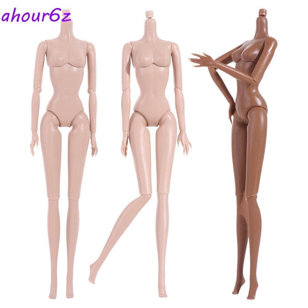 Bonecas BJD Nuas Articuladas AHOURZ , Boneca Sólida Móvel Super Modelo , Corpo Branco Da Figura Pele Europeia