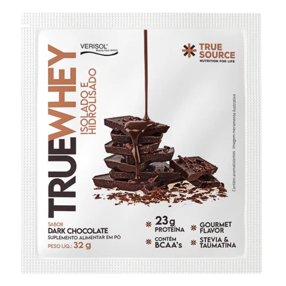 TRUE WHEY PROTEIN DARK CHOCOLATE – SACHE KIT 4