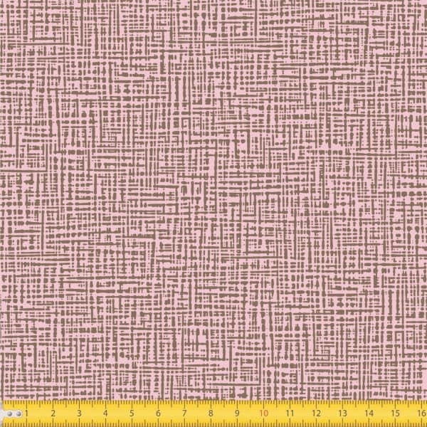 Tecido Tricoline Estampado Tramas Terra Costura Patchwork Artesanato Pano DIY Cortina