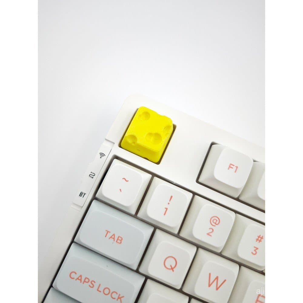 Teclas Personalizadas para Teclado Mecânico DIY, Estilo Cheese, Tecla em Cruz para Jogos, Teclado Mecânico Fofo SPTW