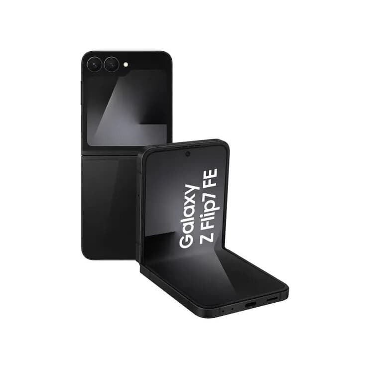 Smartphone Samsung Galaxy Z Flip7 FE 128GB 5G - Preto, Tela dobrável de 6.7", 8GB de RAM