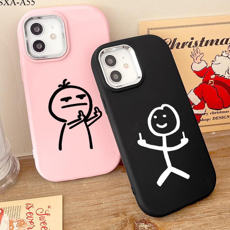 Capa Para Samsung Galaxy A56 A55 A54 A53 A52 A52S A35 A34 A32 4G 5G Capinha Celular Macia Normal Silicone Case 0163 PD