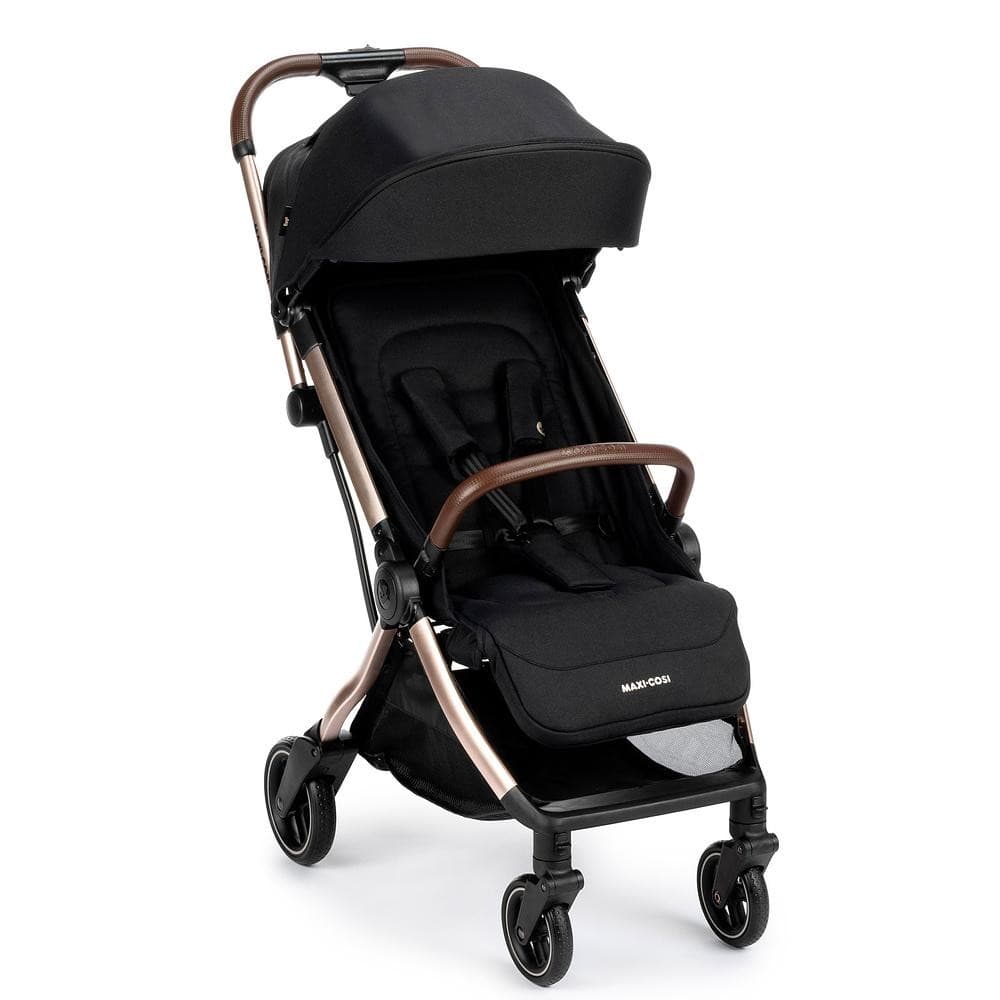 Carrinho de Bebê Maxi Cosi Eva 3 Essential Black Champagne