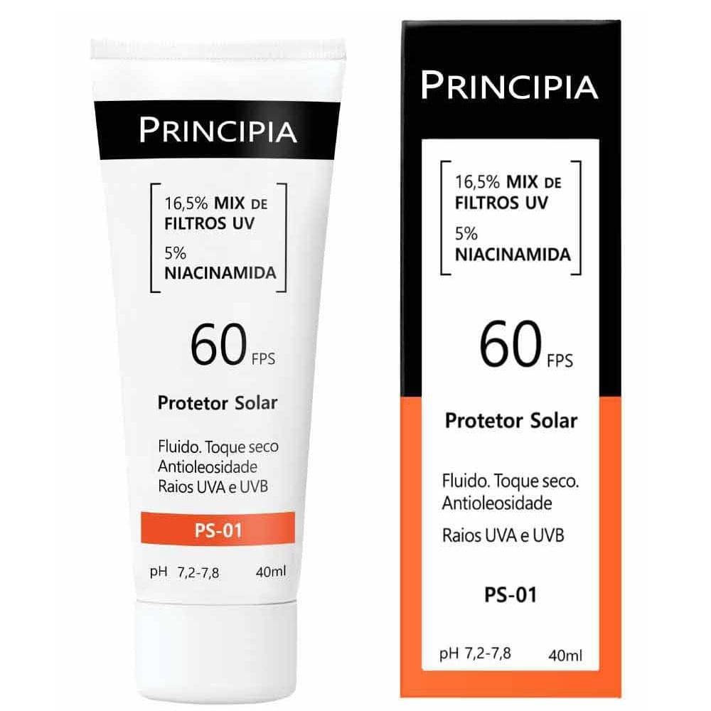 PROTETOR SOLAR FACIAL PRINCIPIA PS-01 FPS60 40ML