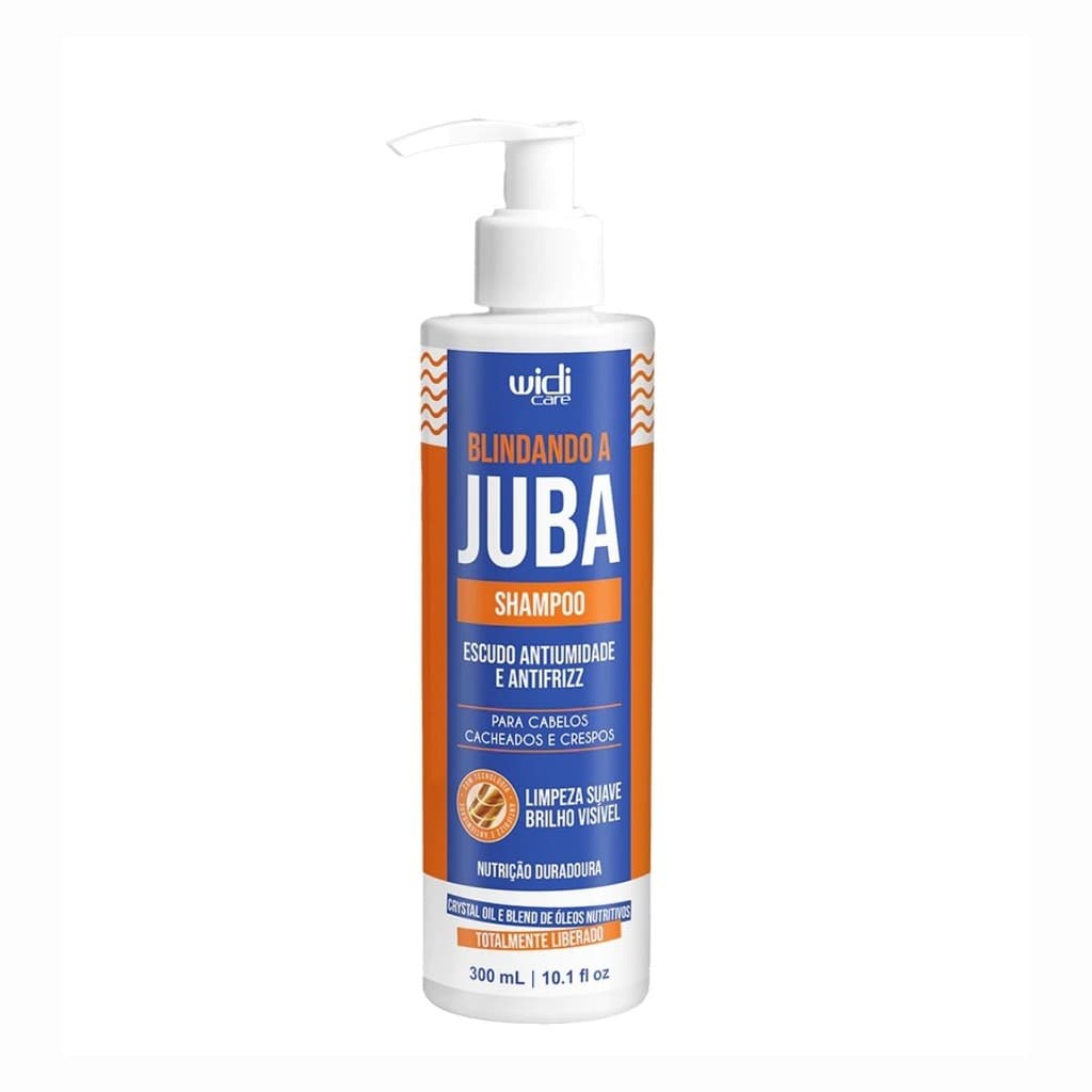 Shampoo Blindando a Juba Escudo Antiumidade e Antifrizz Widi Care 300 ml -Fios Alinhados, Hidratante