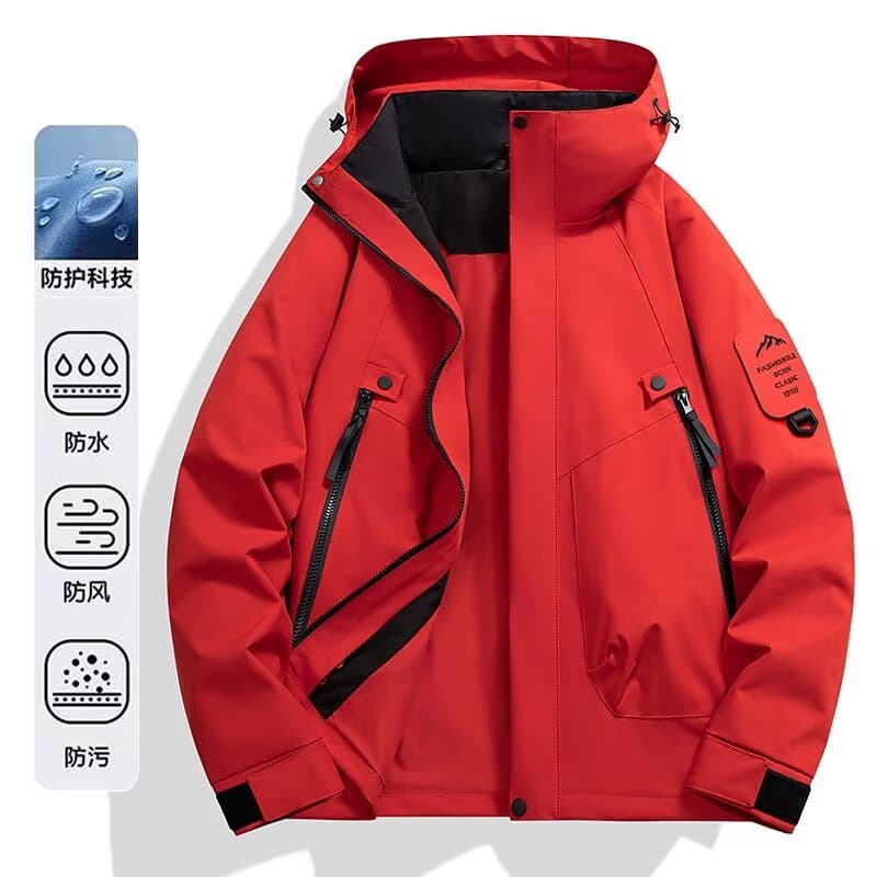 Primavera outono jaqueta com capuz masculina Street Wear Plus Size casal macacão jaqueta solta esportes simples jaqueta 
