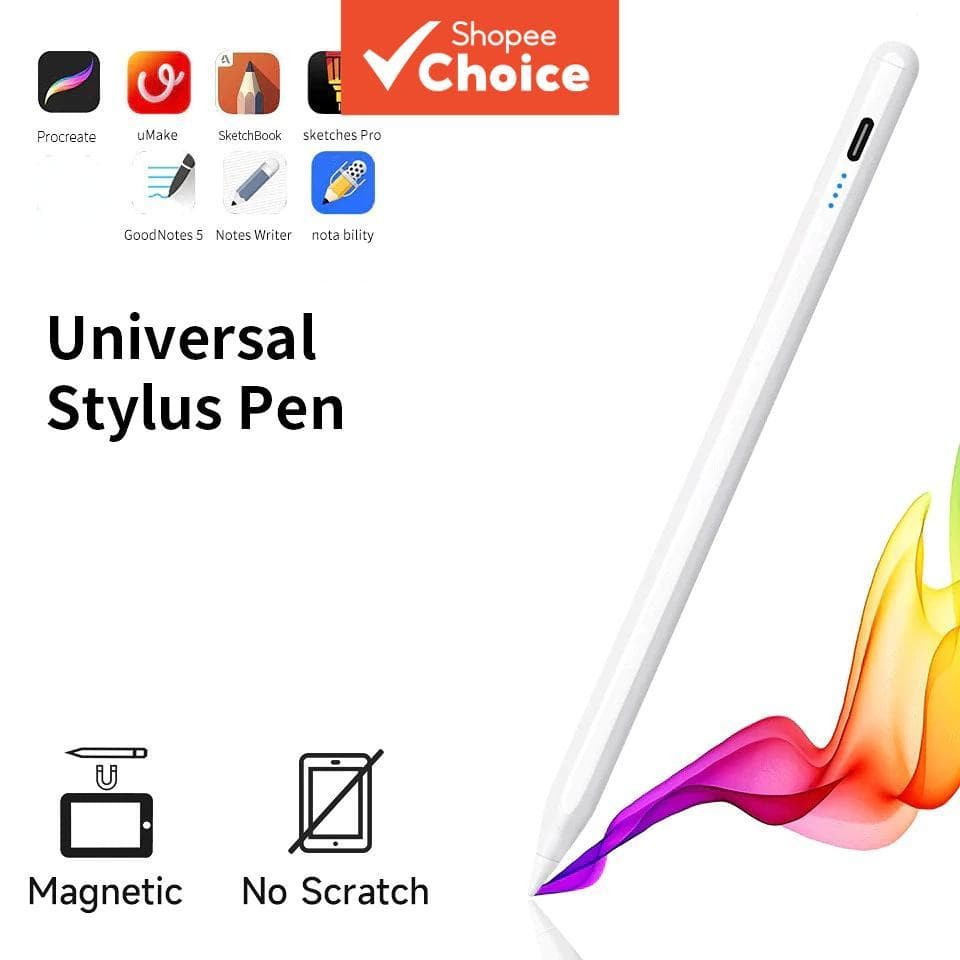 Caneta Stylus Ativa Universal para Tablet Xiaomi, Telefone, Lápis Digital para Android, iPad, Lápis de Tela Sensível ao