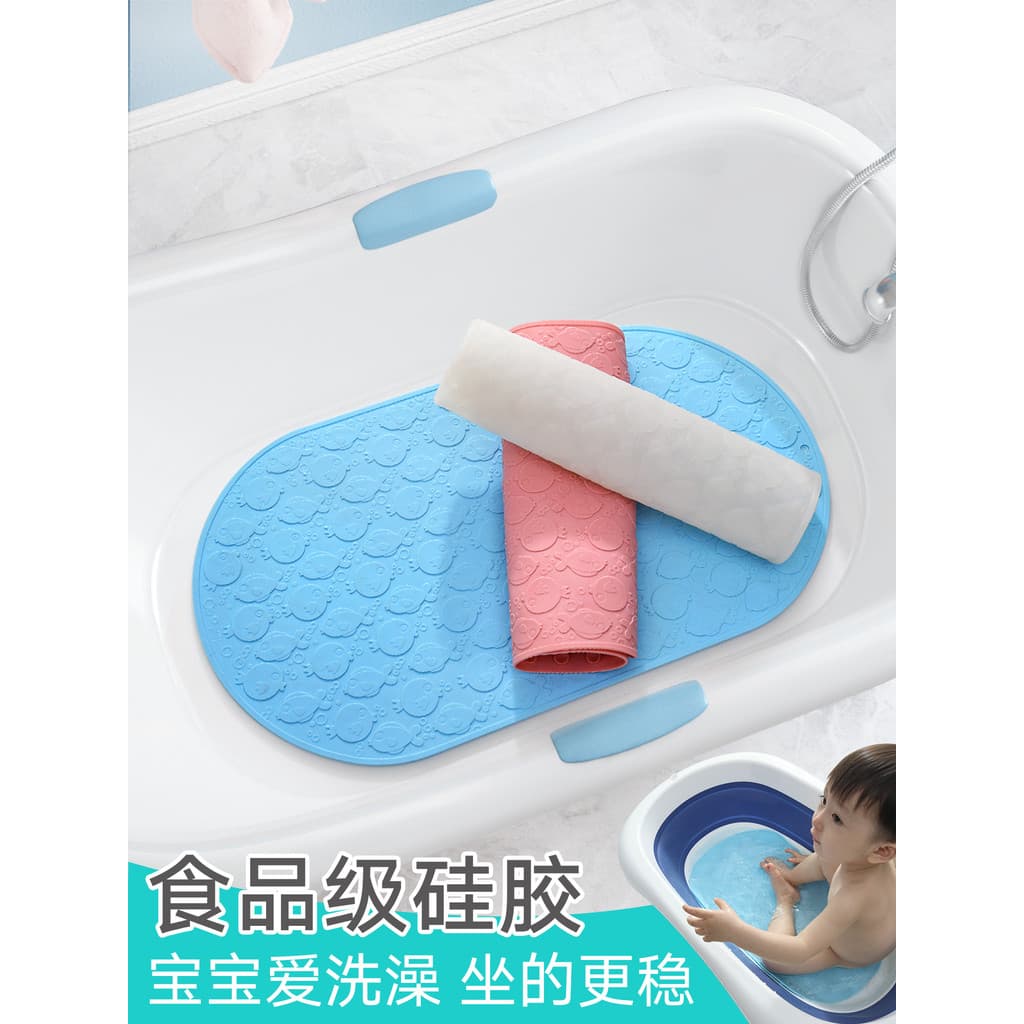 Silicone inodoro antiderrapante tapete de banho do bebê do bebê banheiro banheira chuveiro crianças banheiro ta