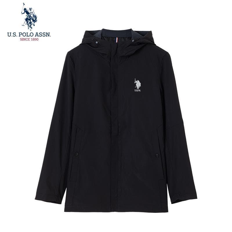Uspoloassn moda com capuz jaqueta de cor sólida masculina Paul primavera outono esportes blusão jaqueta masculina Casual