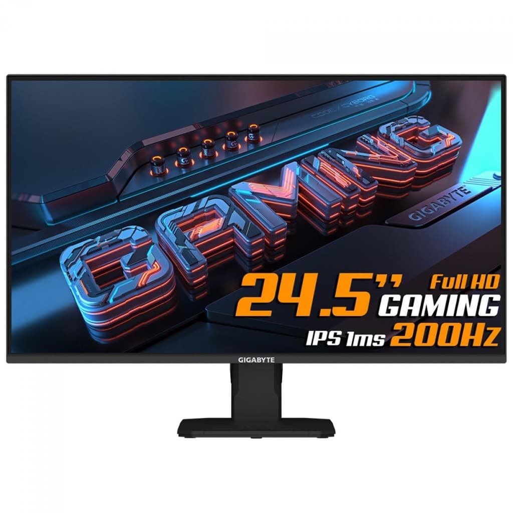 Monitor Gamer Gigabyte GS25F2, 24.5 Pol, Full HD, IPS, 200Hz, 1Ms, FreeSync, HDR, HDMI/DP, GS25F2