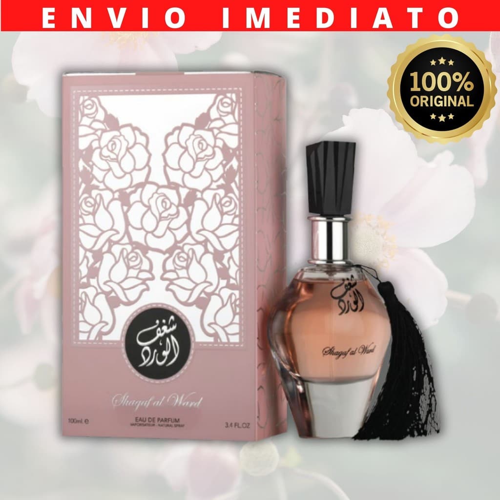 Perfume Árabe Shagaf Al Ward Feminino Importado Original 100ml
