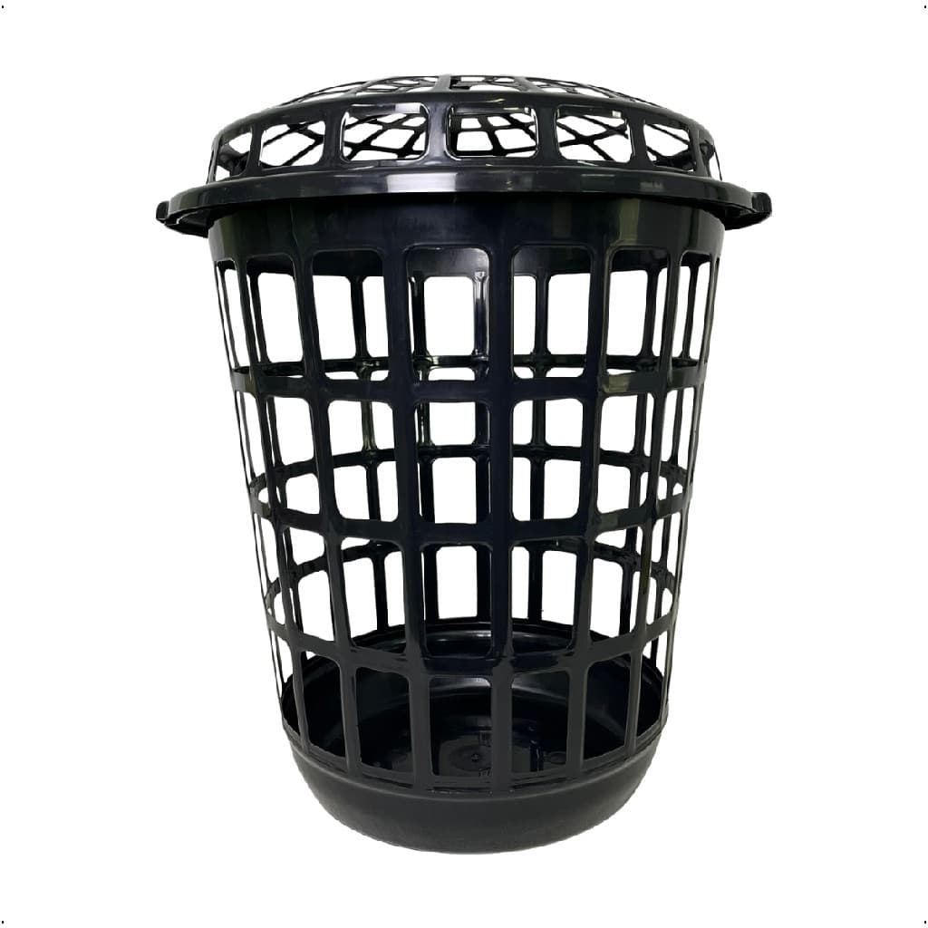 Cesto Organizador Redondo 30L Telado Sortido – Ideal para Lavanderia e Banheiro