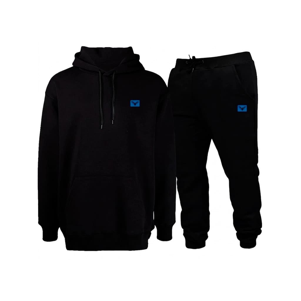 Conjunto Moletom Canguru Masculino Aguia Blusa De Frio + Calça Moletom Estampados Unissex Outono/Inverno