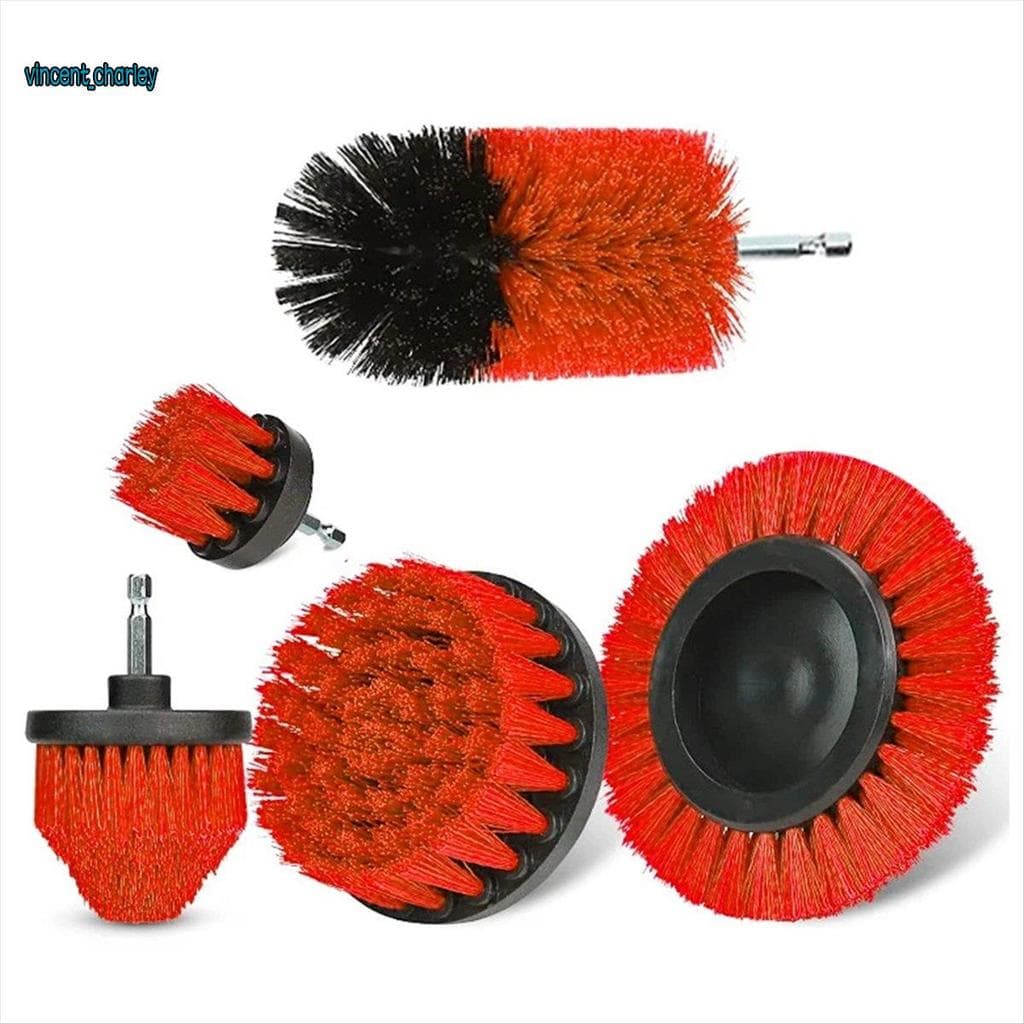 [vincent_c] Conjunto De Escova Para Lavagem De Carro , De Disco , Broca Elétrica , Kit De Ferramentas De Limpeza Piso , 