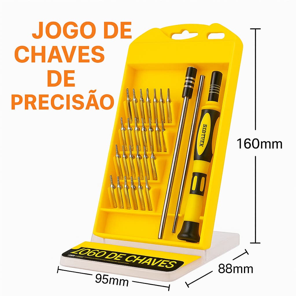 Kit Ferramentas de Precisão Técnico Completo para Manutenção de Relógio e Eletrônicos