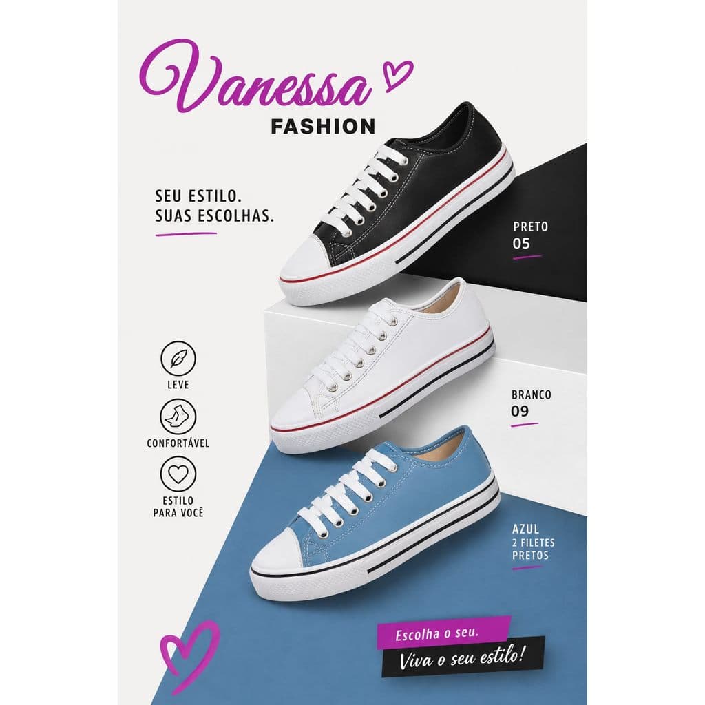 Tênis Feminino e Masculino Infantil All Classico Star  Tradicional Confortavel