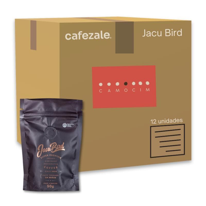 Café em grãos Jacu Bird Organico Camocim Kit 12 Packs 50g