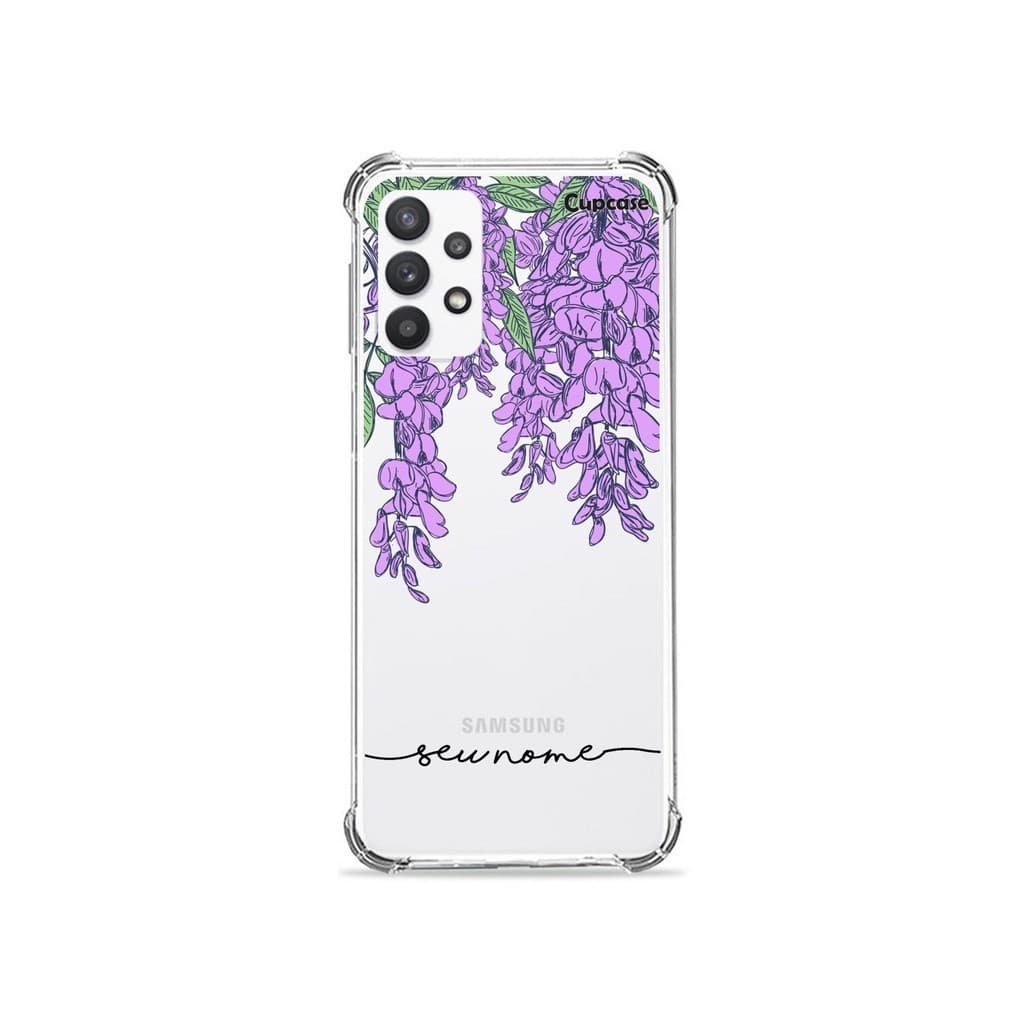 Capinha Celular Purple flower Varios Modelos de Celular