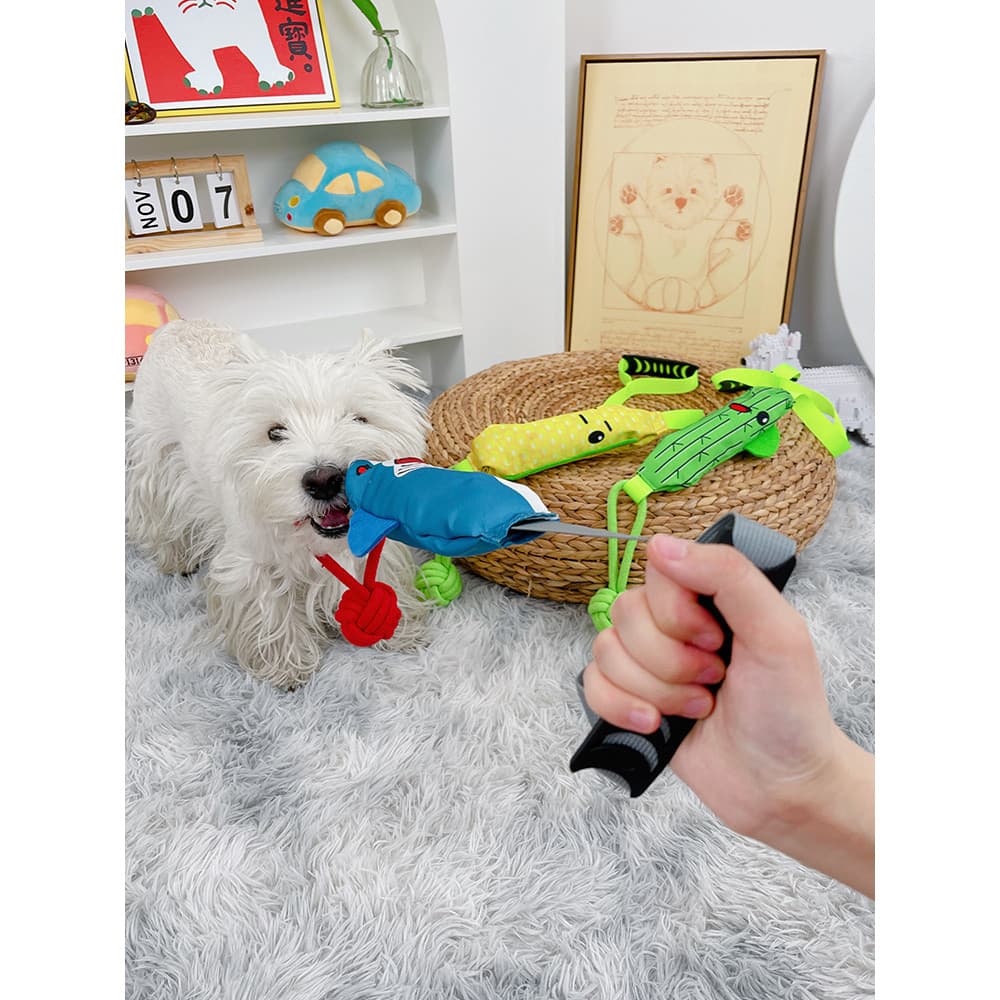 Brinquedo para cachorro voz interativo puxando animal de estimação aliviar o tédio ferramenta útil filhote de cachorro r