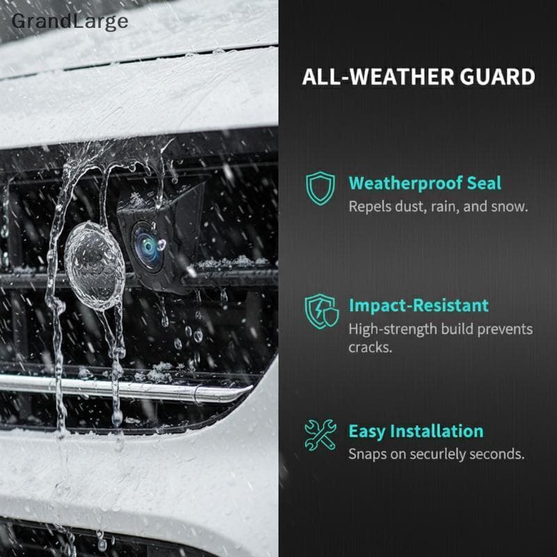 [GrandLarge] Protetor De Lente De Câmera De Carro De Backup De Visão Traseira Universal 2/10 PCS Cobertura Antiarranhões