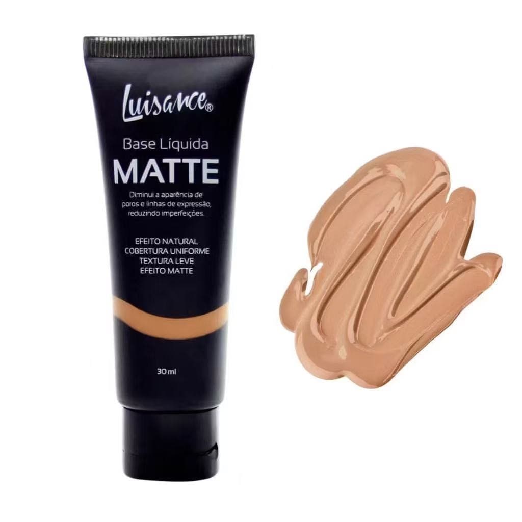Base Líquida Matte Luisance – Cobertura Uniforme, Textura Leve e Toque Seco