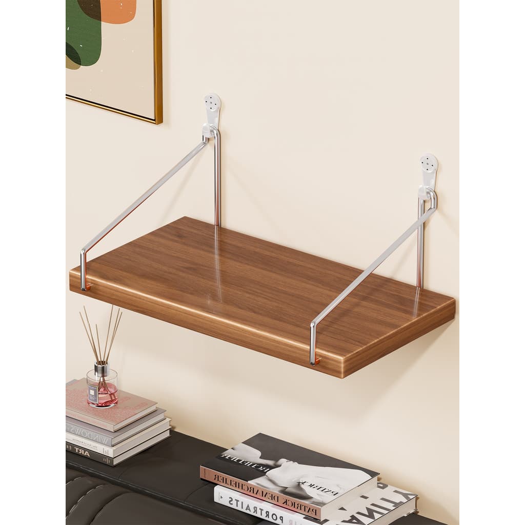 Suporte do projetor prateleira de parede fixado na parede perfurado conjunto-caixa superior suporte fixo roteador Rack d