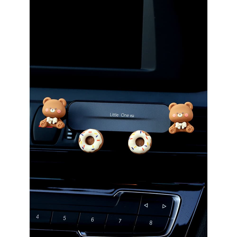 Criativo dos desenhos animados suporte do telefone do carro aromaterapia suporte do telefone do carro saída de ar navega